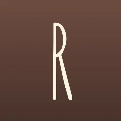 Русь, сеть фирменных магазинов, лого-визитка